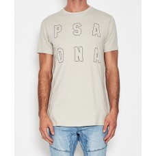 Nena Pasadena Left Behind Tall T-Shirt Mineral Grey