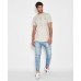 Nena Pasadena Left Behind Tall T-Shirt Mineral Grey