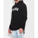 Nena Pasadena Lose Track Hooded Sweater Jet Black
