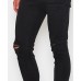 Nena Pasadena NX Skinny Destroyed Black Jean