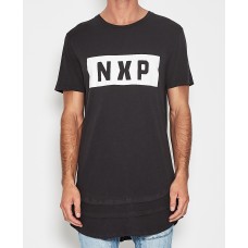 Nena Pasadena Possibility Multi Layered T-Shirt Pigment Black