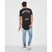Nena Pasadena Reckless Cape Back T-Shirt Pigment Black