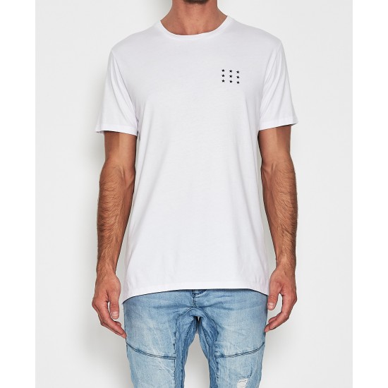 Nena Pasadena Reckless Cape Back T-Shirt White