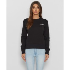 Nena Pasadena Sporty Spice Crew Neck Sweater Black Wmn