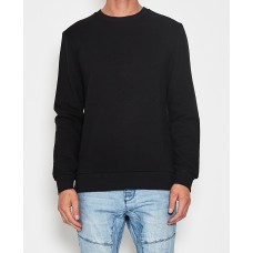 Nena Pasadena Stand Up Crew Neck Sweat Jet Black