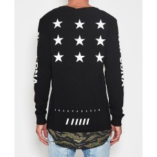 Nena Pasadena The Trap Long Sleeve T-shirt Jet Black
