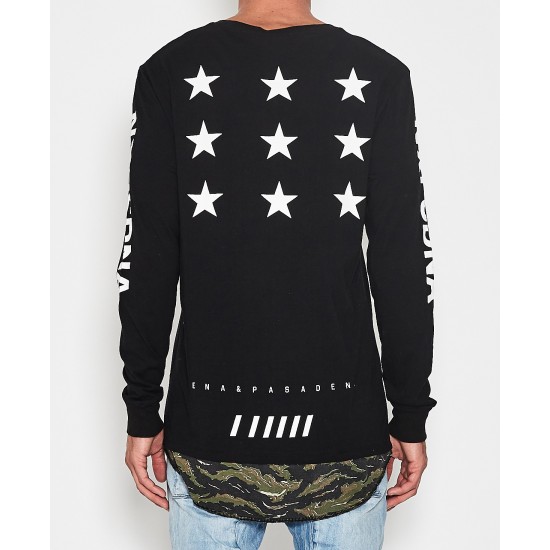 Nena Pasadena The Trap Long Sleeve T-shirt Jet Black