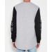Nena Pasadena Ultimate Choice Curved Hem Sweater Grey Marle/Black
