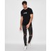 Nena Pasadena Driven Cape Back Tee Acid Black