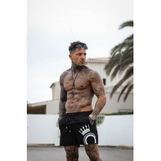 Olik Swimwear Printed Logo Short Black