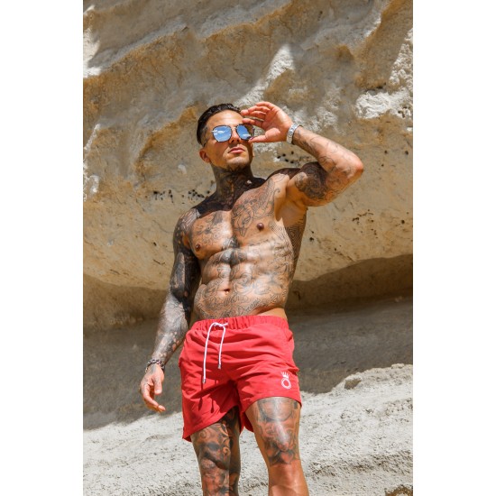 Olik Swimwear Signature Shorts Red