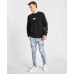 Nena Pasadena Overthrow Crew Neck Sweat Jet Black