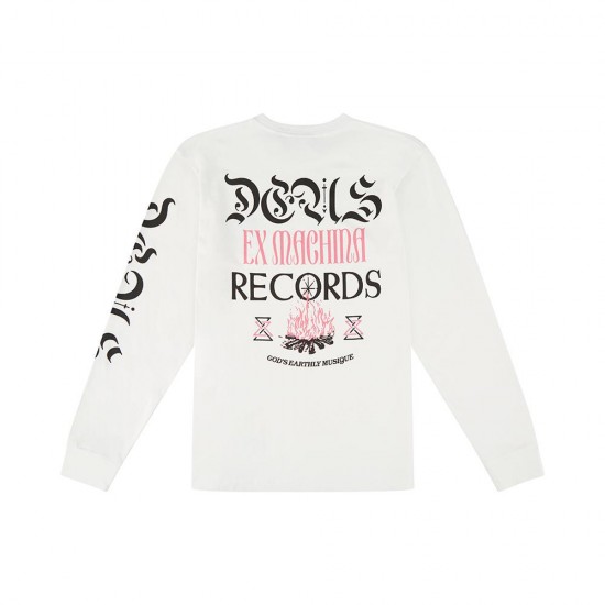 Deus Pan Sonic L/S Tee Vintage White