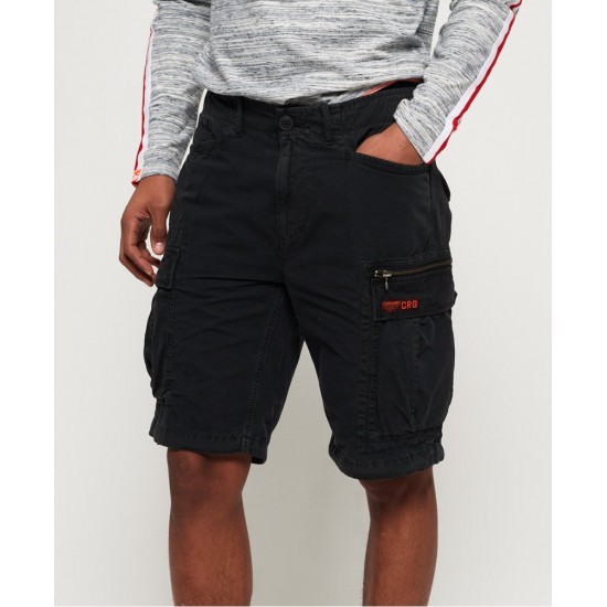 Superdry Parachute Cargo Short Washed Black