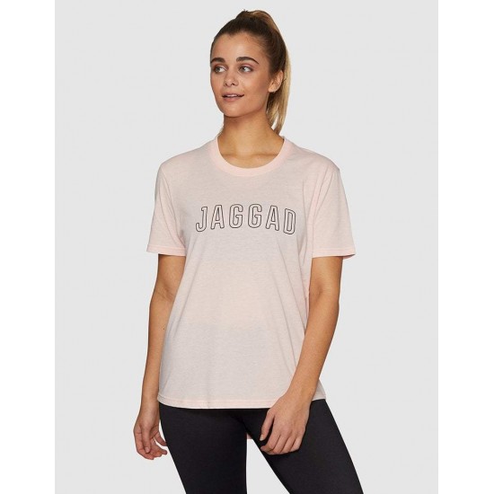 Jaggad Classic Keyline Tee Pastel Pink