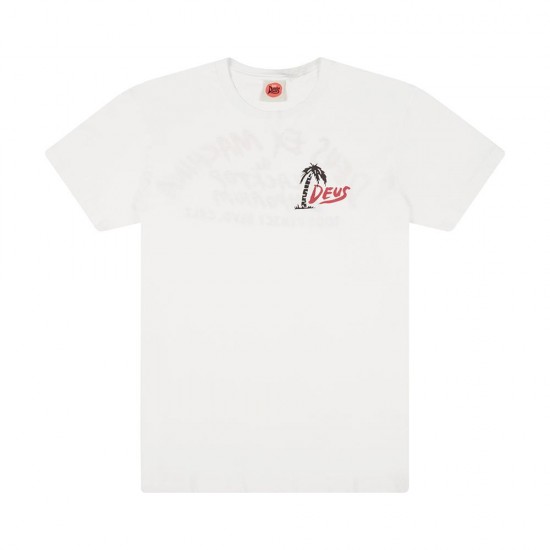 Deus Ex Machina Paul Mcneil Venice Tee Vintage White