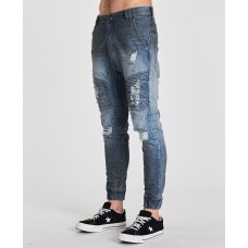Nena Pasadena Destroyer Pant Petrol Blue