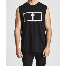 Kiss Chacey Plan Step Hem Muscle Jet Black