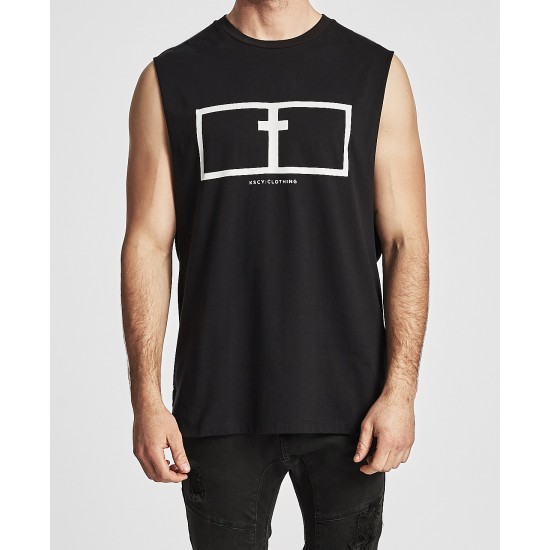 Kiss Chacey Plan Step Hem Muscle Jet Black