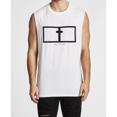 Kiss Chacey Plan Step Hem Muscle White