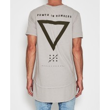 Nena Pasadena Powerhouse Multi Layered T-Shirt Pigment Khaki