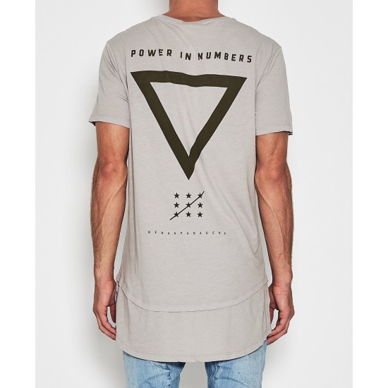 Nena Pasadena Powerhouse Multi Layered T-Shirt Pigment Khaki