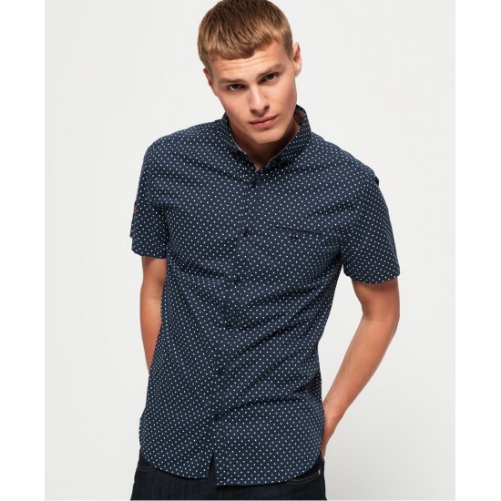 Superdry Premium Shoreditch Print S/S Shirt Classic Dot