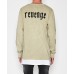 Nena Pasadena Revenge L/S Layered Hem Tee Pigment Khaki