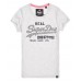 Superdry Vintage Logo Rhinestone Entry Tee Ice Marle