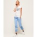 Superdry Vintage Logo Rhinestone Entry Tee Ice Marle