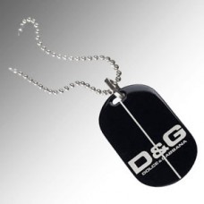 Dolce & Gabbana Men's Dog Tag Necklace