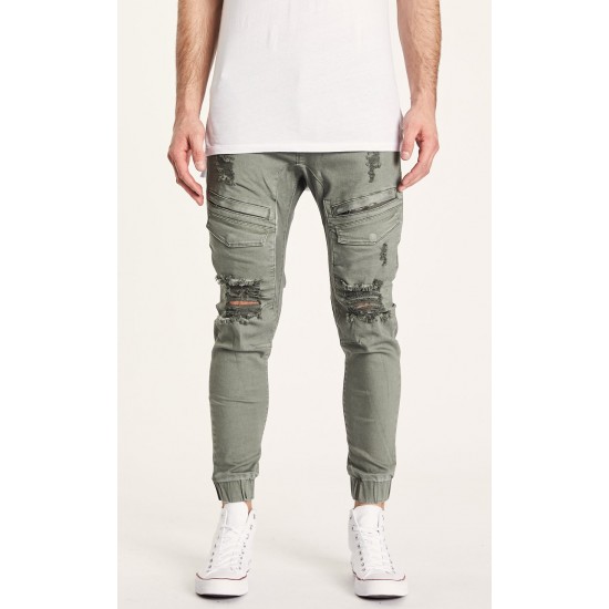 Kiss Chacey Saviour Pant Destroyed Khaki