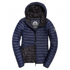 Superdry Core Down Hooded Jacket Navy