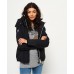 Superdry Hood Fur Sherpa Wind Attacker Black/Ecru