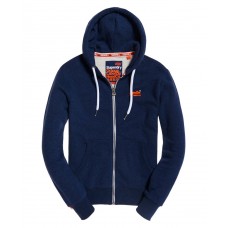Superdry Orange Label Ziphood Montana Blue Grit