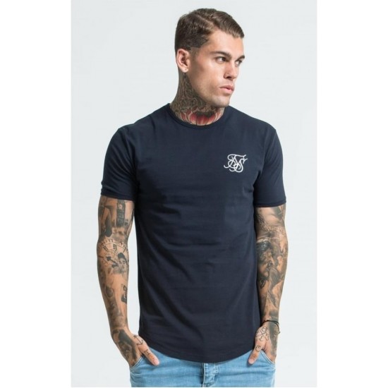Sik Silk Gym Tee Navy