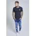 Sik Silk Gym Tee Navy