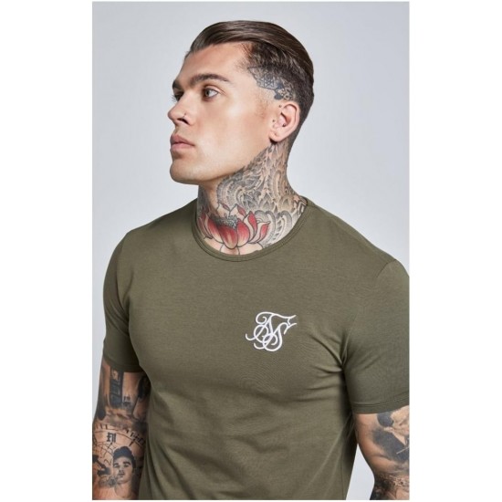 Sik Silk Gym Tee Khaki