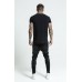 Sik Silk Gym Tee Black