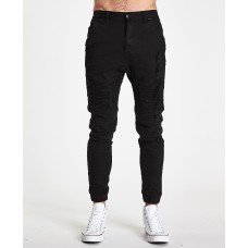 Kiss Chacey Zeppelin Pant Destroyed Solid Black