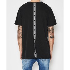 Nena Pasadena Solid Relaxed Fit Tee Pigment Black