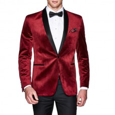 Politix Sorren Burgundy Jacket