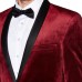 Politix Sorren Burgundy Jacket