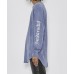 Sushi Radio Cairo Long Sleeve Baseball Tee Nightshadow Blue