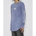 Sushi Radio Cairo Long Sleeve Baseball Tee Nightshadow Blue