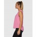 Jaggad Side Step Muscle Tank Bubblegum