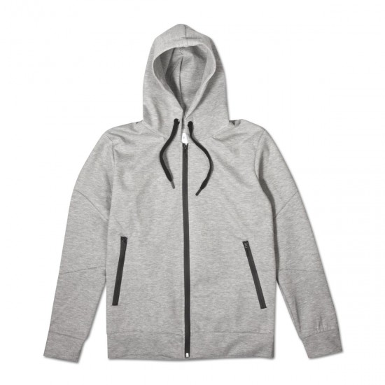King Apparel Stepney Tech Tracksuit Hoodie Grey