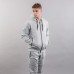 King Apparel Stepney Tech Tracksuit Hoodie Grey