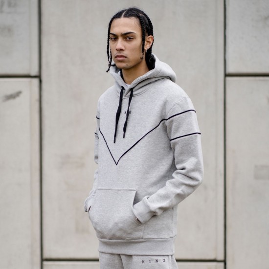King Apparel Tennyson Tracksuit Hood Stone