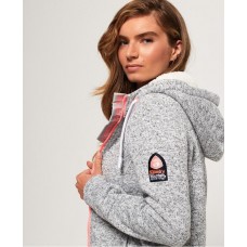 Superdry Storm Colour Pop Ziphood Slate Grey/Fluro
